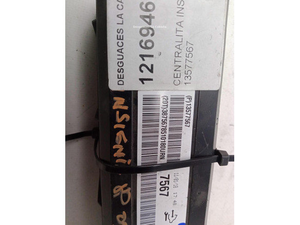 13577567 CENTRALITA MOTOR OPEL INSIGNIA A (G09)|Desguaces La Cabaña