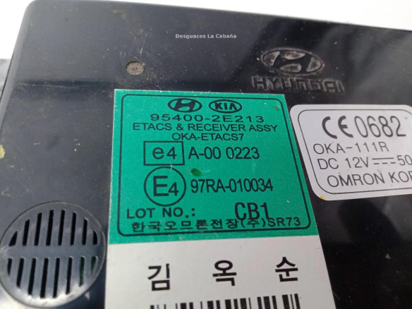 954002E213 CENTRALITA MOTOR HYUNDAI TUCSON (JM)|Desguaces La Cabaña