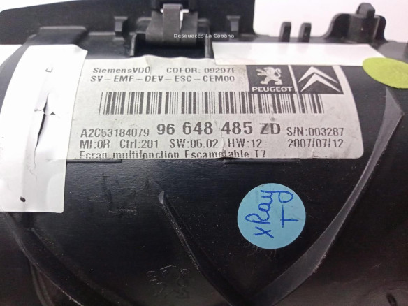 96648485ZD NAVEGADOR PEUGEOT 308 (4A_, 4C_)|Desguaces La Cabaña