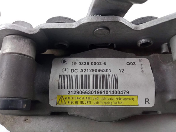 A2129066301 BISAGRA CAPO DER MERCEDES BENZ CLASE E (W212) |Desguaces La Cabaña