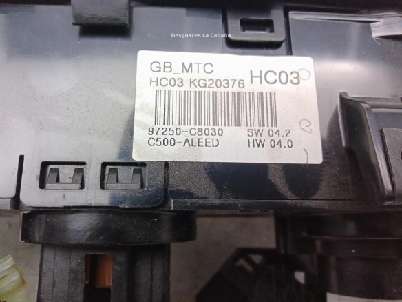 97250C8030 MANDO CLIMA HYUNDAI i20 (GB)|Desguaces La Cabaña
