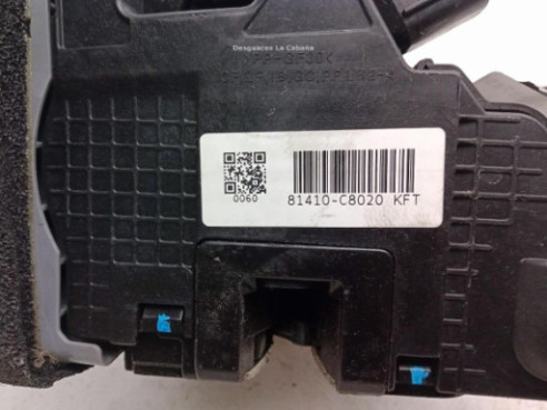 81410C8020 CERRADURA PUERTA LAT TRA IZQ HYUNDAI i20 (GB)|Desguaces La Cabaña