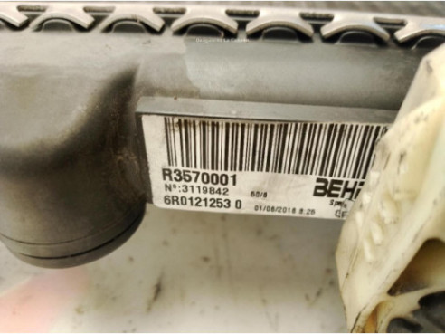 6R0121253 RADIADOR AGUA SEAT IBIZA IV (6J5, 6P1)|Desguaces La Cabaña