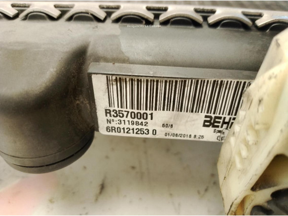 6R0121253 RADIADOR AGUA SEAT IBIZA IV (6J5, 6P1)|Desguaces La Cabaña