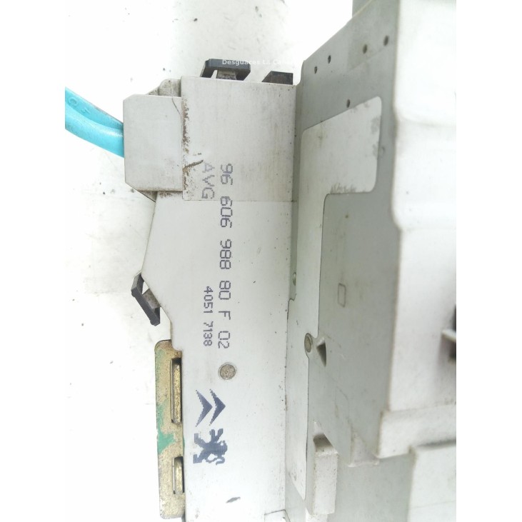 9660698880 CERRADURA PUERTA LAT DEL IZQ CITROEN C6 (TD_) |Desguaces La Cabaña