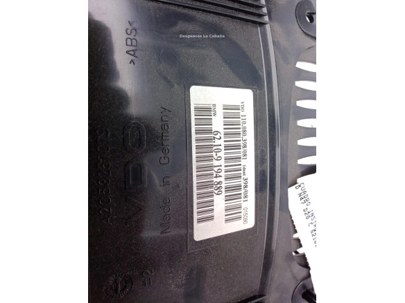 62109194889 CUADRO INSTRUMENTOS BMW 5 (E60)|Desguaces La Cabaña