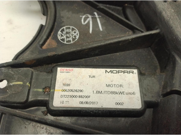 0000052108824 ELECTROVENTILADOR FIAT TIPO Fastback (357_)|Desguaces La Cabaña