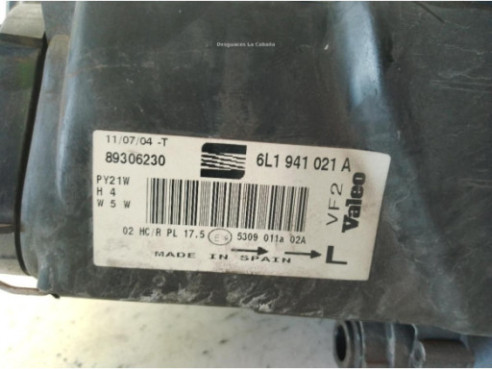 6L1941751M FARO IZQUIERDO SEAT IBIZA III (6L1)|Desguaces La Cabaña