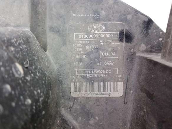 1537773 FARO DERECHO FORD TRANSIT Furgón (FA_ _)|Desguaces La Cabaña
