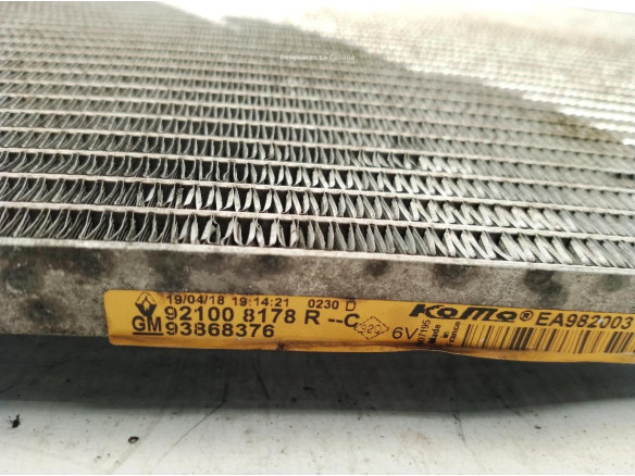 93868376 RADIADOR AIRE ACONDICIONADO OPEL VIVARO B Furgón (X82)|Desguaces La Cabaña