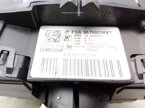 96759258XT MANDO COMPLETO CITROEN C4 II (B7)|Desguaces La Cabaña