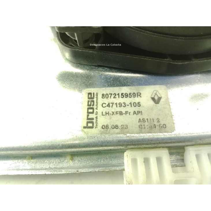 807215959R ELEVALUNAS PUERTA LAT DEL IZQ RENAULT MEGANE IV (B9A/M_) |Desguaces La Cabaña