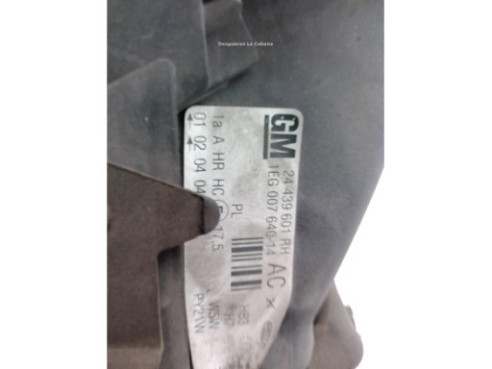 93175369 FARO DERECHO OPEL ASTRA G Sedán (T98)|Desguaces La Cabaña