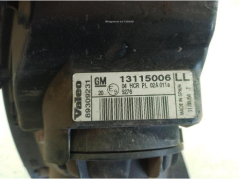 93173253 FARO IZQUIERDO OPEL CORSA C (X01)|Desguaces La Cabaña