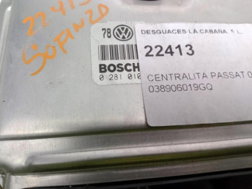 038906019GQ, CENTRALITA MOTOR VW PASSAT (3B3)|Desguaces La Cabaña
