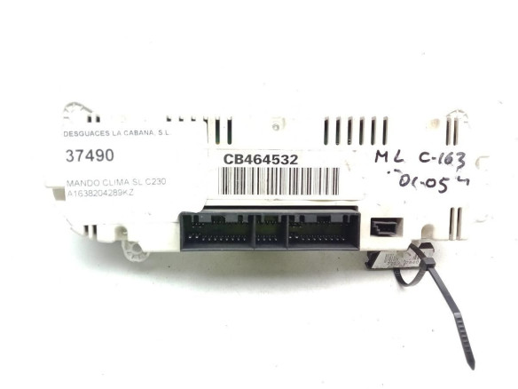 A1638204289KZ, MANDO CLIMA MERCEDES BENZ SL (R230)|Desguaces La Cabaña