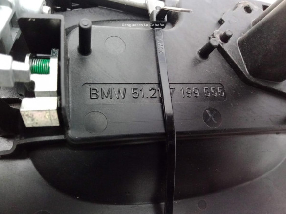 51216961443 MANILLA PUERTA LAT TRA IZQ EXT BMW 5 (E60)|Desguaces La Cabaña