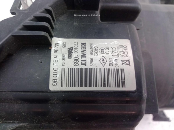 7701067069 FARO DERECHO RENAULT GRAND SCENIC II (JM0/1_)|Desguaces La Cabaña