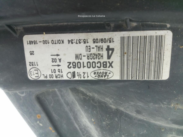XBC001062 FARO DERECHO LAND ROVER DISCOVERY III (L319)|Desguaces La Cabaña