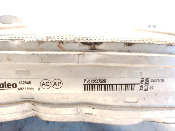 9675627980 INTERCOOLER PEUGEOT 5008 II|Desguaces La Cabaña
