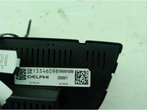 13346098 MANDO CLIMA OPEL MERIVA B Limusina (S10)|Desguaces La Cabaña