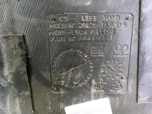 DEPOSITO COMBUSTIBLE CHEVROLET CORVETTE |Desguaces La Cabaña