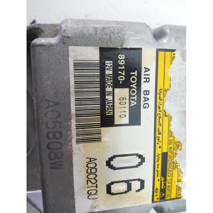 8917060110 CENTRALITA AIRBAG TOYOTA LAND CRUISER PRADO (_J12_) |Desguaces La Cabaña