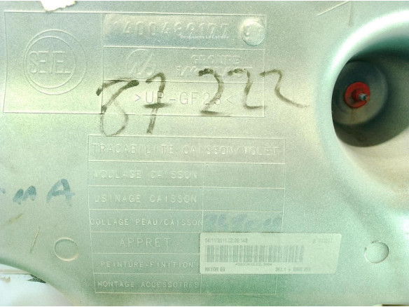 PORTON FIAT SCUDO Furgón (270_, 272_)|Desguaces La Cabaña