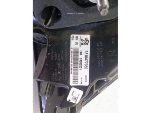 9810477080 PILOTO TRA DER EXT PEUGEOT 3008 SUV (M_)|Desguaces La Cabaña