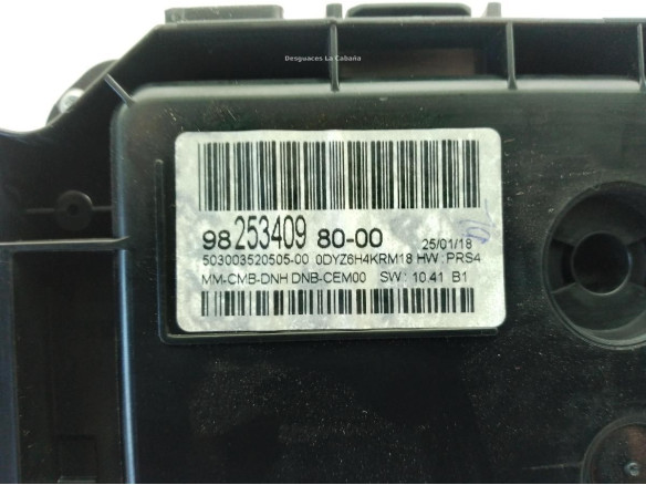 9850672980 CUADRO INSTRUMENTOS PEUGEOT 3008 SUV (M_)|Desguaces La Cabaña