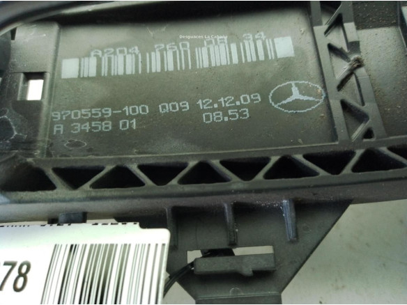 A20476002709999 MANILLA PUERTA LAT DEL DER EXT MERCEDES BENZ CLASE C (W204)|Desguaces La Cabaña