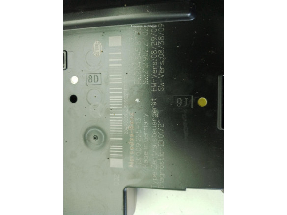 A2049060605 CAJA FUSIBLES INTERIOR (BSI) MERCEDES BENZ CLASE C (W204)|Desguaces La Cabaña