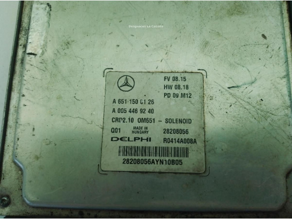 A6511500126 CENTRALITA MOTOR MERCEDES BENZ CLASE C (W204)|Desguaces La Cabaña