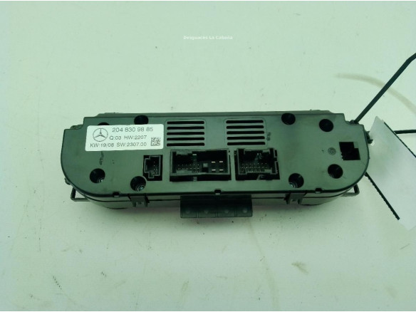 2048309885 MANDO CLIMA MERCEDES BENZ CLASE C (W204)|Desguaces La Cabaña