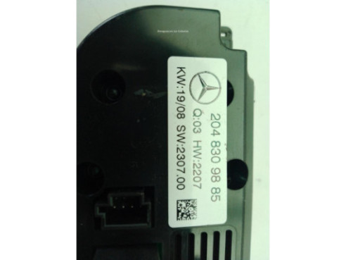 2048309885 MANDO CLIMA MERCEDES BENZ CLASE C (W204)|Desguaces La Cabaña