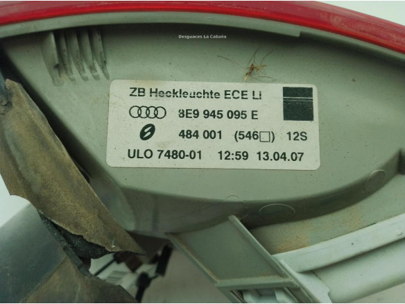 8E9945095E PILOTO TRA IZQ EXT AUDI A4 (8EC, B7)|Desguaces La Cabaña