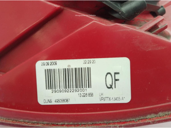 13228856 PILOTO TRA IZQ EXT OPEL INSIGNIA A Sports Tourer (G09)|Desguaces La Cabaña