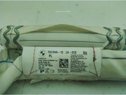 7221046 AIRBAG CORTINA DER BMW 1 (F20)|Desguaces La Cabaña