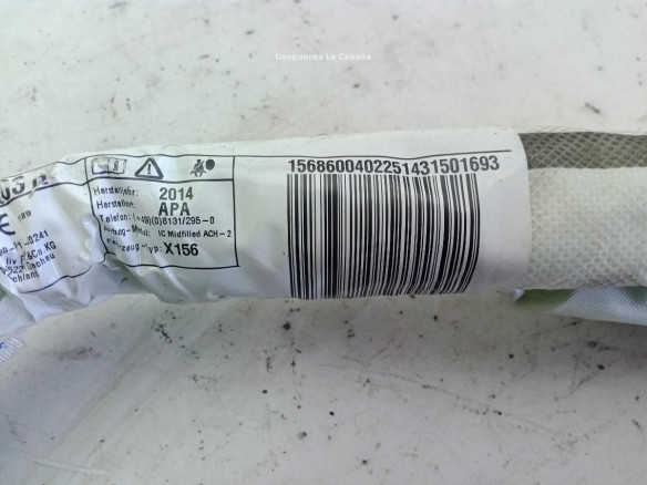 A162481021 AIRBAG CORTINA DER MERCEDES BENZ GLA (H247)|Desguaces La Cabaña