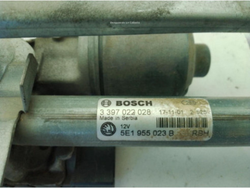 5E1955023B MOTOR LIMPIAPARABRISAS DEL SKODA OCTAVIA III (5E3, NL3, NR3)|Desguaces La Cabaña