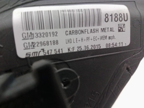 ESPEJO IZQ OPEL INSIGNIA A (G09)|Desguaces La Cabaña