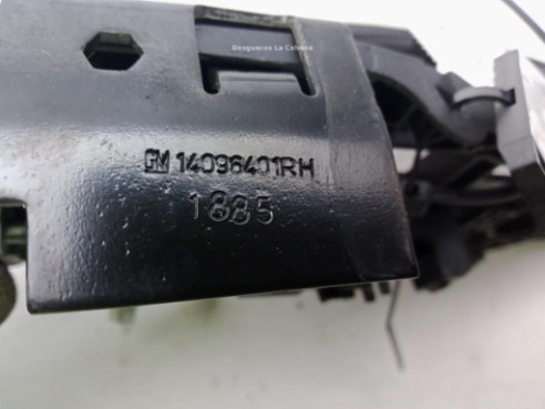 92233089 MANILLA PUERTA LAT DEL DER EXT OPEL ZAFIRA TOURER C (P12)|Desguaces La Cabaña