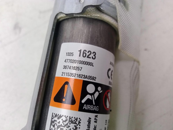 13251623 AIRBAG CORTINA IZQ OPEL ZAFIRA TOURER C (P12)|Desguaces La Cabaña