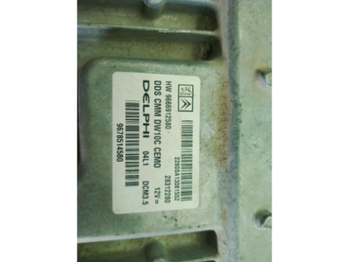 9678514580 CENTRALITA MOTOR FIAT SCUDO Furgón (270_, 272_)|Desguaces La Cabaña