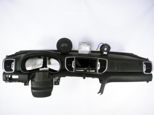 null KIT AIRBAGS + SALPICADERO + CINTURONES + CENTRALITA KIA SPORTAGE (QL) |Desguaces La Cabaña