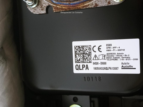 null KIT AIRBAGS + SALPICADERO + CINTURONES + CENTRALITA KIA SPORTAGE (QL) |Desguaces La Cabaña