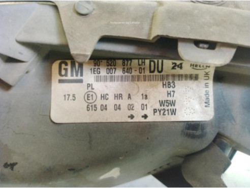 93175368 FARO IZQUIERDO OPEL ASTRA G Fastback (T98)|Desguaces La Cabaña