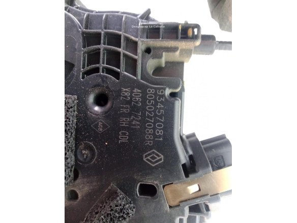 93457081 CERRADURA PUERTA LAT DEL DER RENAULT TRAFIC III Furgón (FG_)|Desguaces La Cabaña