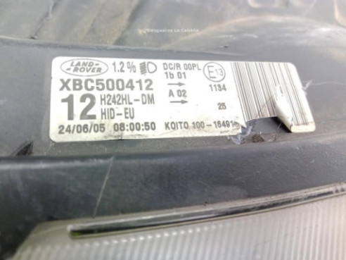 XBC500412 FARO IZQUIERDO LAND ROVER DISCOVERY III VAN (L319)|Desguaces La Cabaña