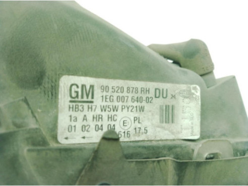 93175369 FARO DERECHO OPEL ASTRA G Fastback (T98)|Desguaces La Cabaña